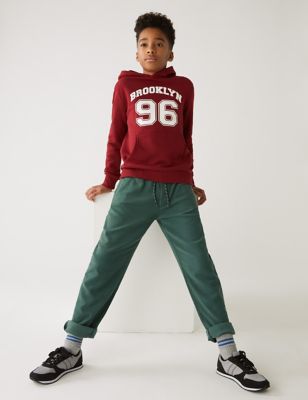 Relaxed Cotton Rich Skater Chinos (6-16 Yrs)
