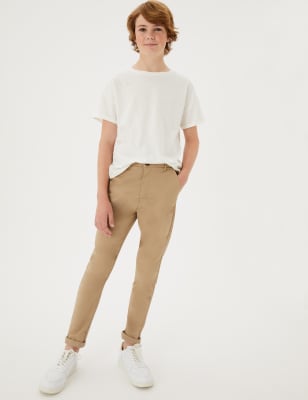 boys cream chinos