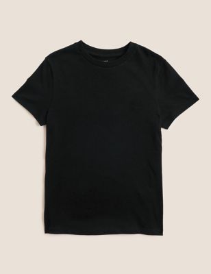 Pure Cotton Plain T-Shirt (6-16 Yrs)