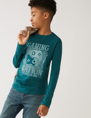 Pure Cotton Gaming Top (6-16 Yrs)