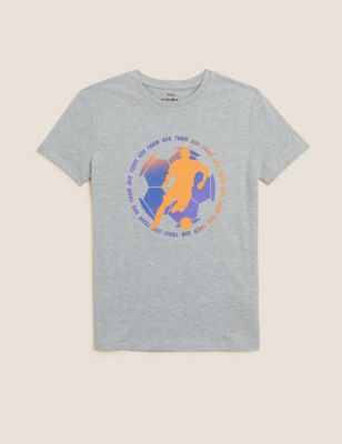 Cotton Rich Football T-Shirt (6-16 Yrs)
