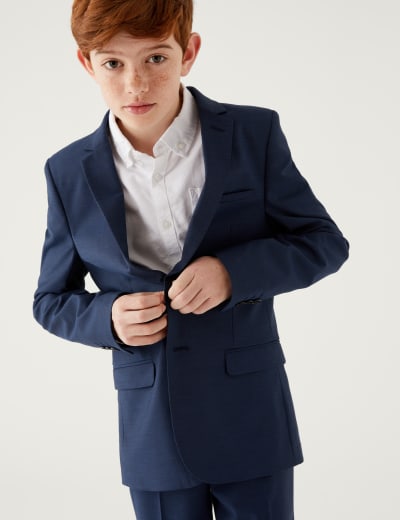 Boys navy suit trousers new arrivals