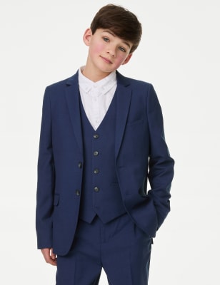 Checked Suit Jacket (6-16 Yrs), M&S Collection