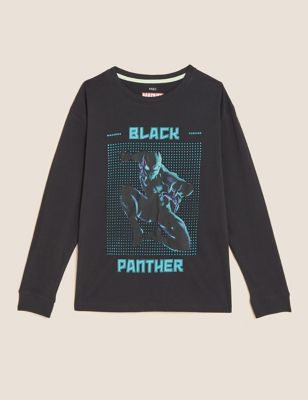 Pure Cotton Black Panther™ Top (6-16 Yrs)