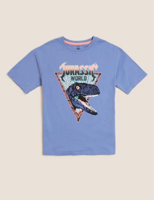 Pure Cotton Jurassic World™ T-Shirt (6-16 Yrs)