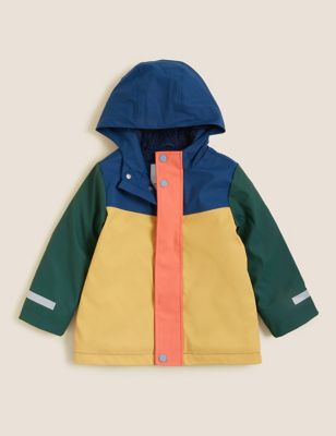 Stormwear™ Colour Block Fisherman Coat (2-7 Yrs)