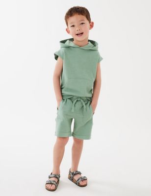 Pure Cotton Hooded Top (2-7 Yrs)