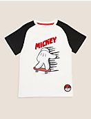 Хлопковая футболка с рисунком Mickey™