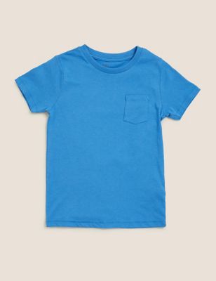 Pure Cotton Plain T-Shirt (2-7 Yrs)