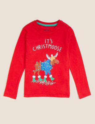 Pure Cotton Moose Top (2-7 Yrs)