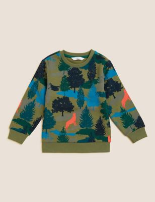 Cotton Rich Forest Sweatshirt (2-7 Yrs)