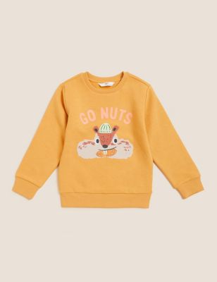 Cotton Rich Chipmunk Sweatshirt (2-7 Yrs)