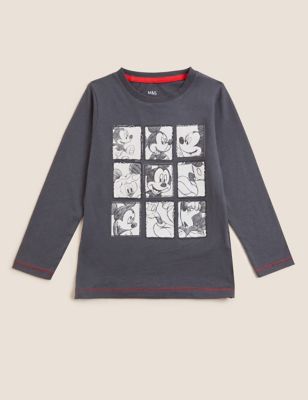 Pure Cotton Mickey Mouse™ Top (2-7 Yrs)