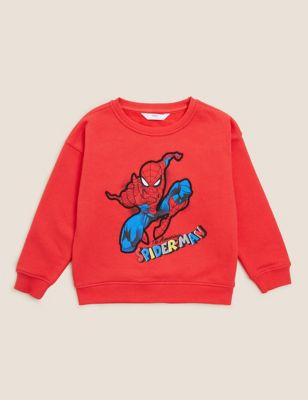 Cotton Rich Spider-Man™ Sweatshirt (2-7 Yrs)
