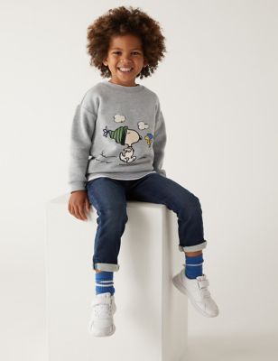 Cotton Rich Snoopy™ Sweatshirt (2 - 7 Yrs)
