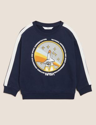 Cotton Rich NASA™ Sweatshirt (2-7 Yrs)