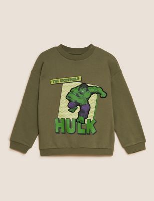 Cotton Rich Hulk™ Sweatshirt (2 - 7 Yrs)