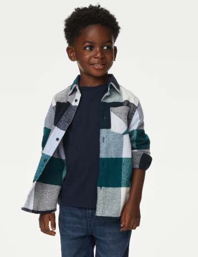 Boys t clearance shirt with jacket