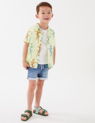 New Boys 2 Pack Short Sleeve T Shirts Baby Boys Cool Kids Slogan Top Gift Idea 