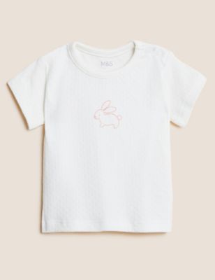 Pure Cotton Bunny T-Shirt (7lbs - 12 Mths)