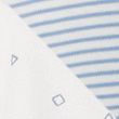 3pk Pure Cotton Printed Sleepsuits (5lbs-3 Yrs) - blue