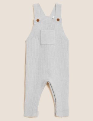 Knitted Dungarees (7lbs - 12 Mths)