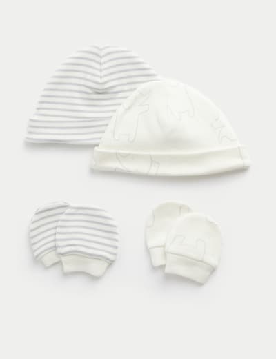 2pk Premature Hats Mittens Set 3lbs 4lbs M S Collection M S