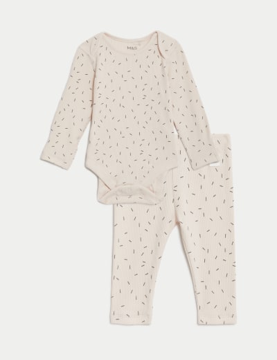 2pc Cotton Rich Dash Print Outfit (7lbs-1 Yrs) 10 of 16