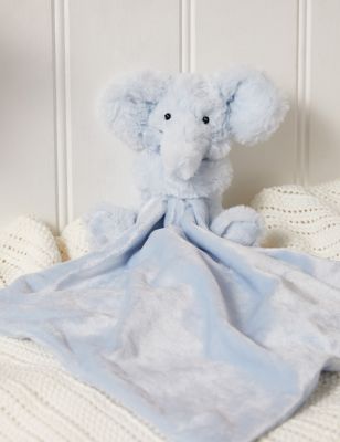 Vintage Blue Elephant Comforter