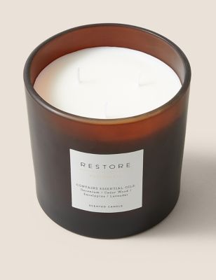 Restore 3 Wick Candle