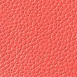 Faux Leather Hanging Make-Up Bag - coral