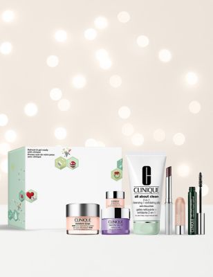 Clinique Refresh & Get Ready: Skincare and Makeup Gift Set