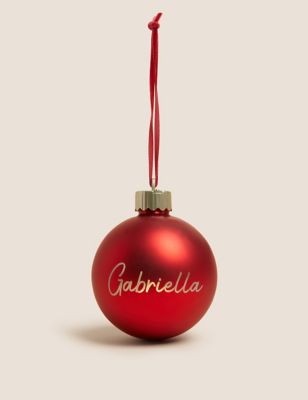 Personalised Light Up Merry Bauble