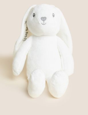 Personalised White Rabbit Soft Toy