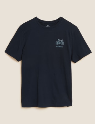 Personalised Organic Cotton Bike T-Shirt