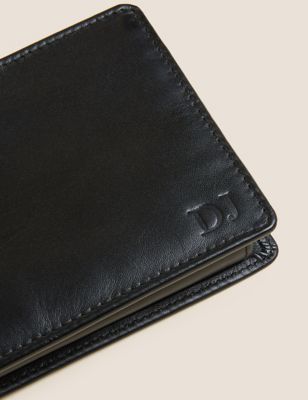Personalised Leather Bi-fold Wallet