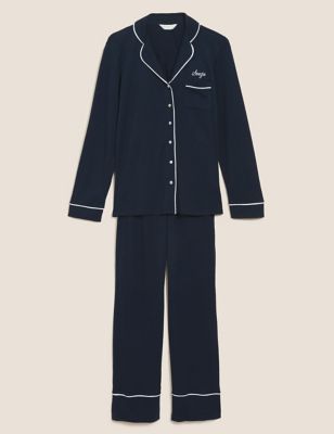 Personalised Women's Cotton Modal Pyjamas