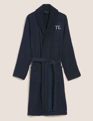 Personalised Men's Cotton Dressing Gown