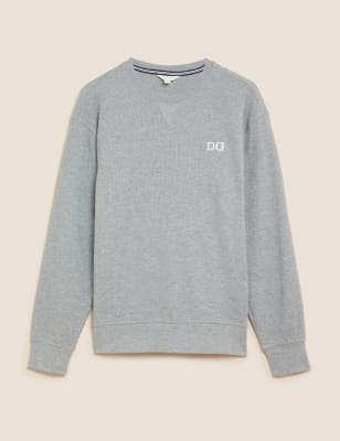 Personalised Waffle Lounge Sweatshirt