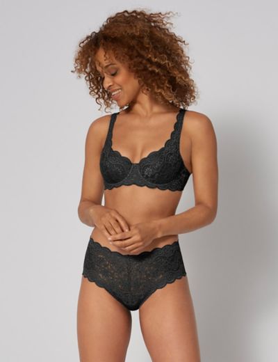 MARKS & SPENCER Anise Lace Wired Balcony Bra A-E T332336NAVY (40B