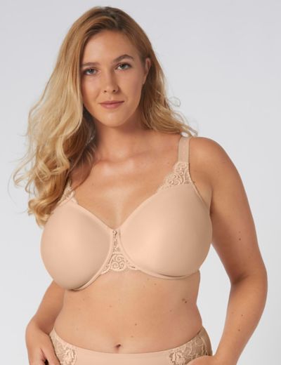 B by Boutique Cleo Lace Wired Minimiser Bra - ShopStyle