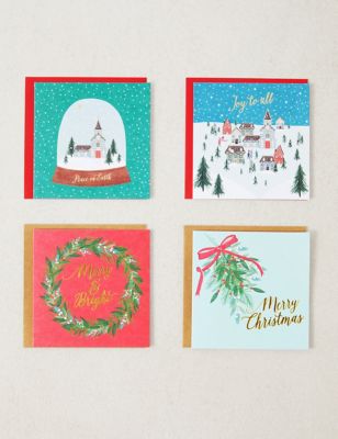 Traditional Charity Christmas Cards - 20 Card, 2 Pack Set