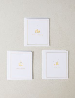 Luxury Nativity Charity Christmas Cards - 15 Card Pack