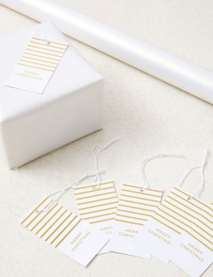Luxury Christmas Wrapping Paper & Gift Tags Pack