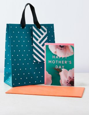 Mother's Day Medium Bag, Wrap & Card Pack