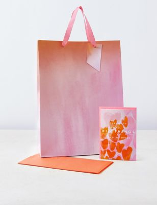 Thank You Card, Large Bag & Tissue Paper
