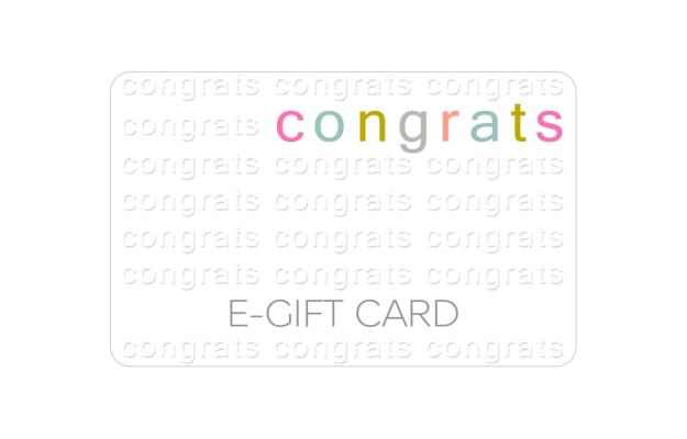 Colourful Congrats E-Gift Card