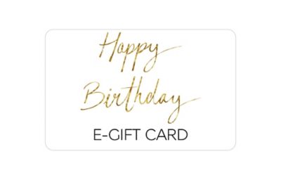 Happy Birthday Gold E-Gift Card
