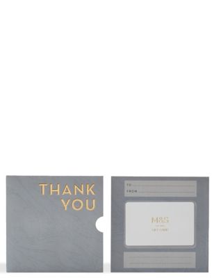 Marble Thank You Gift Card