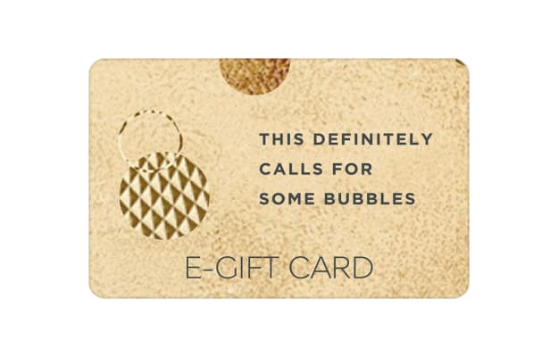 Gold Bubbles E-Gift Card